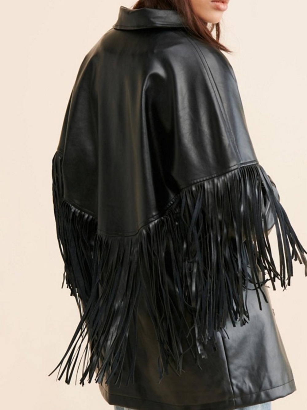 Sage the Label | Wild West Fringe Vegan Jacket - Black